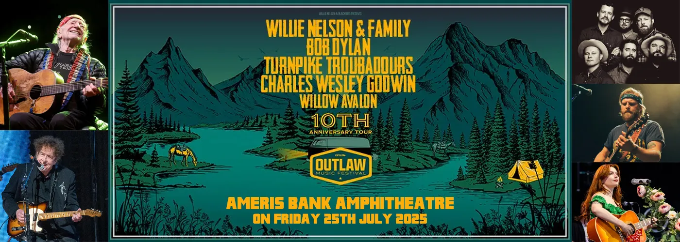 Outlaw Music Festival: Willie Nelson, Bob Dylan, Turnpike Troubadours &amp; Charles Wesley Godwin